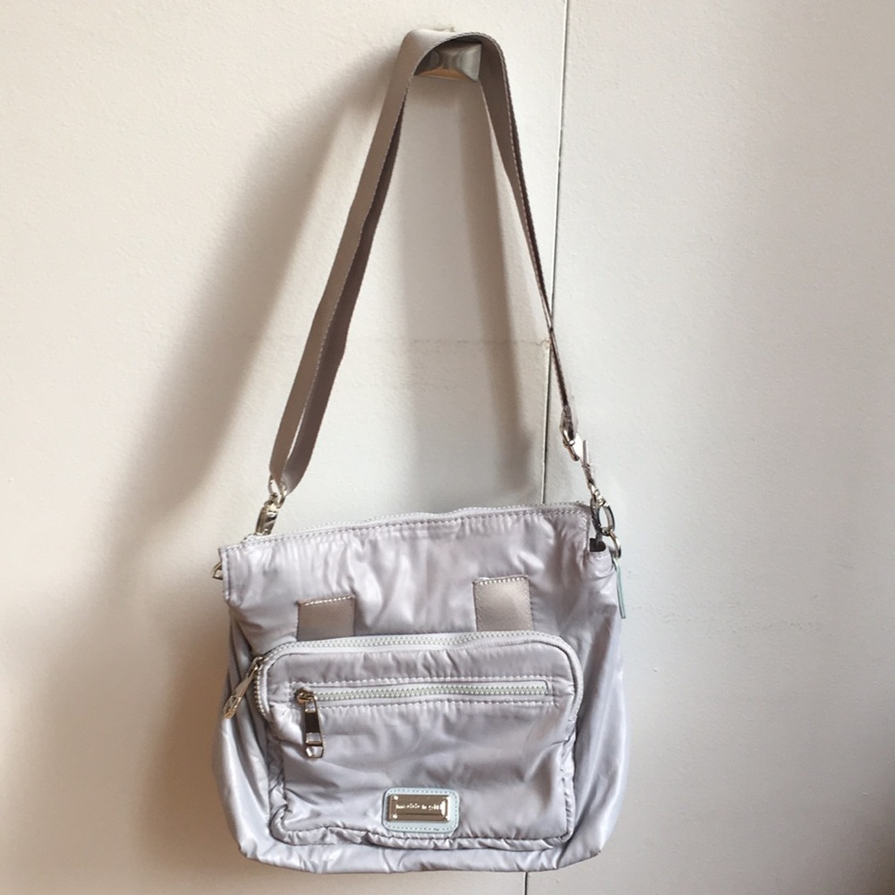 Madden girl gray cross body bag